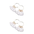 thumbnail image 3 of Sonducket Pendientes de araña Moda Bohemia Étnica Abanico Borla Oreja Cuelga Aro Pendiente Día de San Valentín Niñas Accesorios de boda Type5 NO5 Sonducket CBP455337, 3 of 5