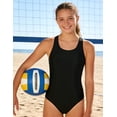thumbnail image 2 of Aideaone Girls Athletic One Piece Swimsuits Racerback Modest Bathing Suit with Detachable Padded 9-16Y, 2 of 8