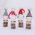 thumbnail image 3 of Muñeco de gnomo Cateissary decoración de Navidad clip tarjetero tamaño gris, 3 of 6