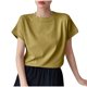 thumbnail image 2 of mfyjkho Tops De Moda Para Mujer, Camiseta Informal De Manga Corta Con Capucha Y Cuello Redondo De Color Liso De Gran Tamaño Para Mujer Tops Para Mujer Xl, 2 of 4
