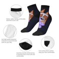 thumbnail image 5 of Silaia Bluey Print Adult Socks,Ankle Athletic Running Socks,Cushioned Breathable Low Cut Sports Tab Socks for Men and Women,Moisture-Wicking Crew Socks, 5 of 7