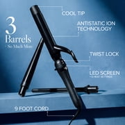 Bio Ionic Twist 3-in-1 Curling Iron with Interchangeable Barrels & Ionic Tech
