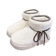 thumbnail image 4 of Viluyesy Womens Snow Boots Faux Fur Lined Platform Slip On Ankle Winter Boots Comfortable Plush for Outdoor Everyday Wear White Size 7-7.5, 4 of 7
