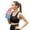 Pink, variant on Big Water Bottle,Daily Water Intake Bottle,2L Water Bottle with Time Markers, BPA-Free Plastic, Leak-Proof Flip Top, Removable Straw for Sports, Outdoor Activities(Black 13IN)