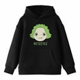 thumbnail image 2 of Beetlejuice Chibi Head Youth Boys Black Hoodie-Medium, 2 of 3