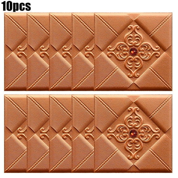 3D Tile Brick Wall Sticker Self-adhesive Foam Panel Waterproof