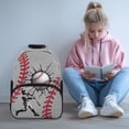 thumbnail image 2 of Binienty Breaking Baseball Backpack for Boys 8-12 Large Capacity Kids 17 Inch Backpack with Front Pockets Lightweight School Bag Students Back to School Gifts, 2 of 8