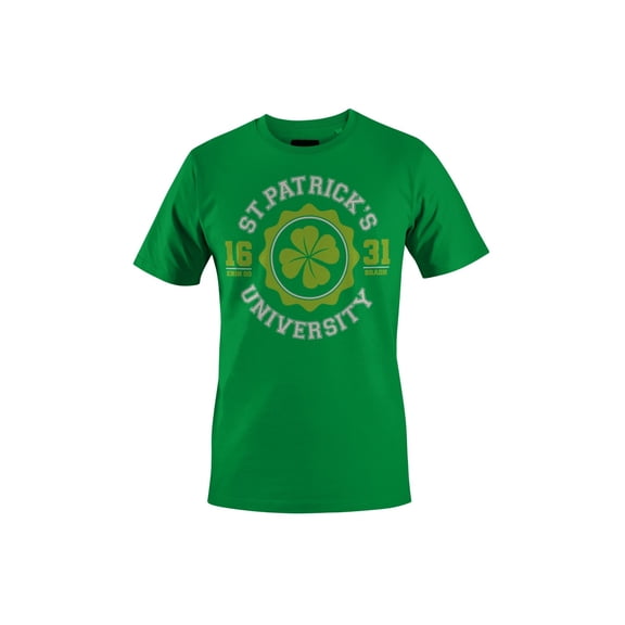 St. Patricks University Vintage Irish Shamrock Design Men's T-shirt
