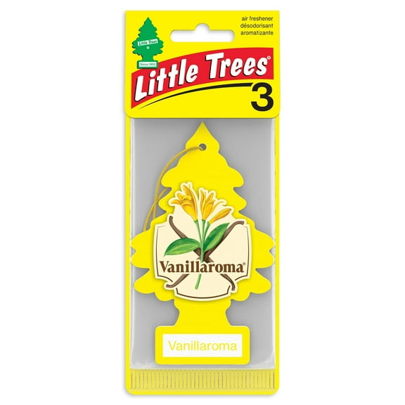 Little Trees Air Freshener Vanillaroma Fragrance 3-Pack