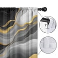 thumbnail image 4 of Blackout Kids Curtains,Black White and Gold Marble Childrens Insulated Curtains Set Of 2,Bedroom Essentials,Toddler Room Decor 42x54in(106x137cm), 4 of 4