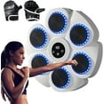 thumbnail image 6 of Music Boxing Machine for Kids and Adults,Bluetooth Wall Mounted Punching Pad with Gloves,Rhythm Lights&Two-Player Battle Home Gym Equipment,Sport Toys Gifts for Men Boy Girl Teen 6,7,8,9,10+ Year Old, 6 of 10