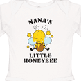 thumbnail image 4 of Inktastic Cute Bee Nana's Little Honeybee with Stars Boys or Girls Long Sleeve Baby Bodysuit, 4 of 5