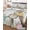 Gray, variant on Quilt King Size Bedding Set, Pink Easter Bunny Reversible Summer Quilt 3 Pieces, Spring Easter Eggs Floral Buffalo Plaid Lightweight Bedspreads Coverlets with 2 Pillow Shams for All Seasons