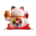 thumbnail image 1 of QualitChoice Ceramic Fortune Cat Figurine Lucky Cute Style Crafts Cartoon Animals Statue Storage Box Piggy Bank Office Desktop Type 1 Type 1, 1 of 6