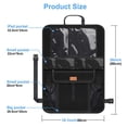 thumbnail image 2 of Car Backrest Protector, 2x Car Back Seat Organizer For Children, Waterproof Back, 2 of 5