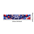 thumbnail image 3 of Decorative Design Happy 4th of July Patriotic Banner Star Spangled Balloon Fireworks for Independence Day Party Outdoor Celebration, 3 of 8