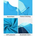 thumbnail image 3 of ANFERRY Men Swim Shirts Color Block UPF50+ Sun Protection Rash Guard Quick Dry Stretchy Swim Top, 3 of 11