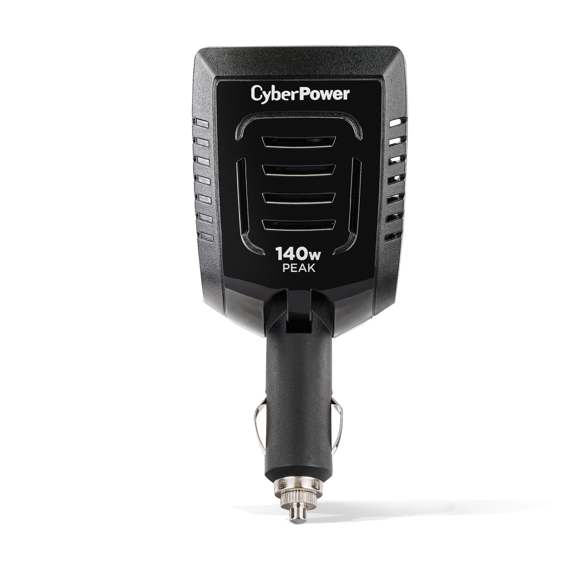 CyberPower M140BUC 140W Power Inverter - 1 AC Outlet, USB-C & USB-A Ports, Black