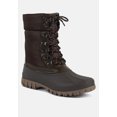 thumbnail image 2 of Delphine Knitted Collar Lace Up Boots, 2 of 11