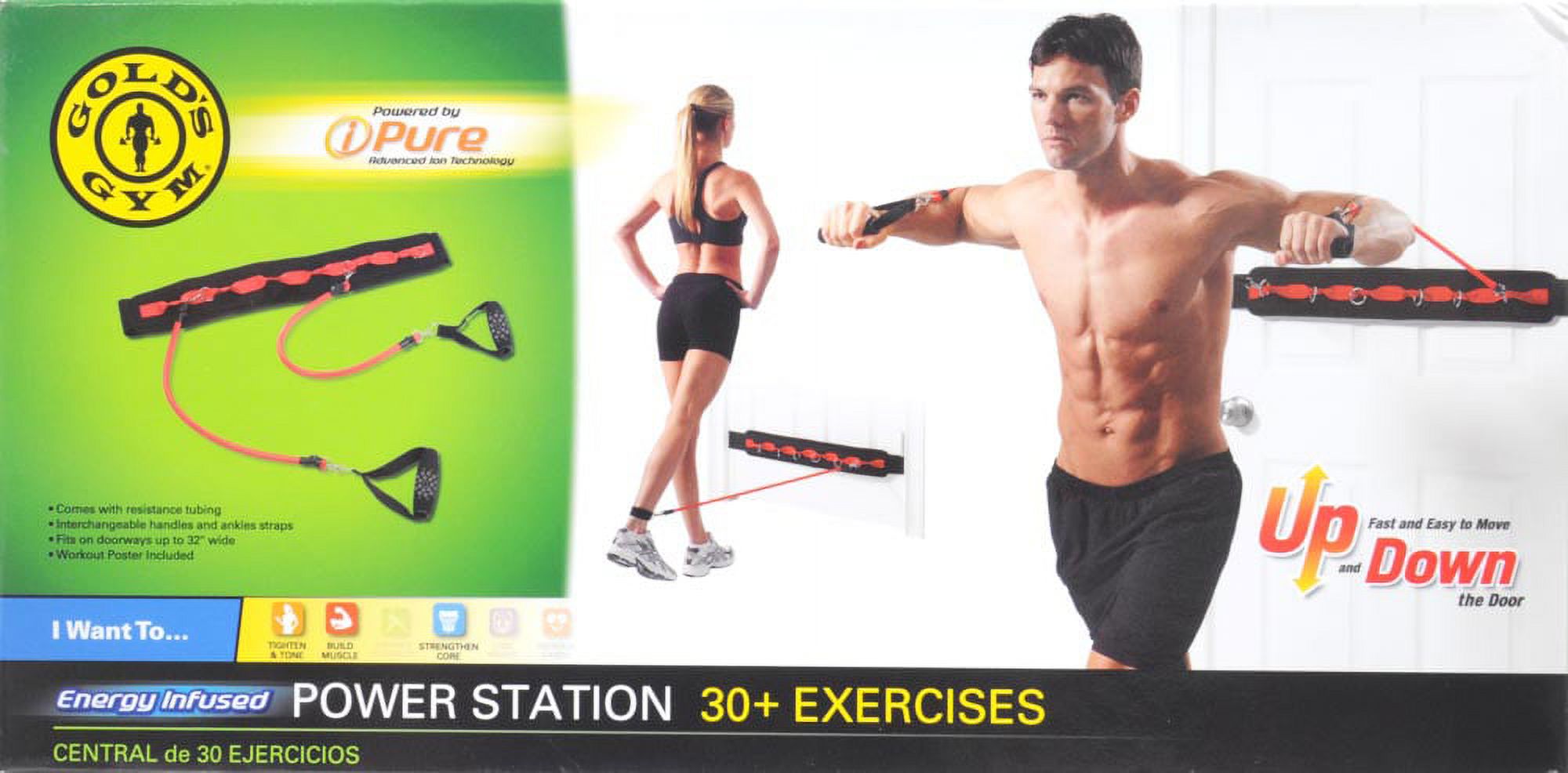 Gold's Gym Power Station with iPure Ion Technology, 30 Plus Exercises - image 2 of 4