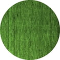 thumbnail image 1 of Ahgly Company Indoor Round Abstract Green Modern Area Rugs, 8' Round, 1 of 4