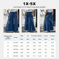 thumbnail image 4 of SHEWIN Womens Plus Size Palazzo Pants Comfy High Waisted Wide Leg Lounge Pants 1X-5X, 4 of 9