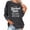Gray, variant on Hfyihgf Womens I'm The Youngest Sister Rules Don't Apply to Me Letter Graphic Pullover Casual Tops Crewneck Long Sleeve Sweatshirts(Gray,L)