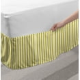 thumbnail image 2 of Ambesonne Multi-color Striped Wrap Around Microfiber Bed Skirt, Twin, 2 of 2