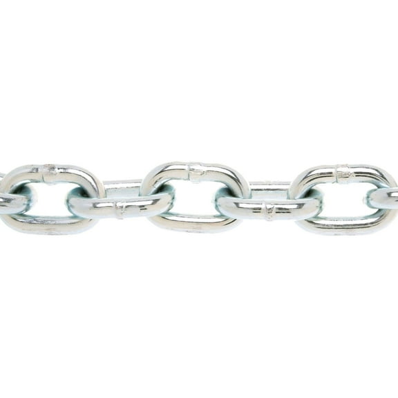 Campbell System 3 Proof Coil Chain, Zinc Plated - 1/4" x 100', 1300 Lb Load Capacity
