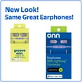 thumbnail image 4 of onn Earphones with Lightning Connector, Black, 4 of 9
