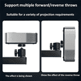 thumbnail image 6 of 3X Foldable Projector Wall Mount Universal Adjustable Ceiling Stand Projectors Bracket Support, 6 of 8