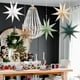 thumbnail image 5 of Faroles de Papel Estrella de 9 Puntas SUNBEAUTY Verde Salvia 30 cm Navidad x5, 5 of 7