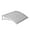 Transparent & White, variant on 80*38" Household Application Door & Window Rain Cover Eaves With longer, strengthen design, Outdoor Door Canopy Awning For Shade and Weather Protection, Easy To Clean, Silver & Gray Bracket