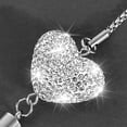 thumbnail image 2 of Accesorios para espejos retrovisores, accesorios colgantes para espejos retrovisores de autos brillantes, dijes de plumas blancas con corazón de amor de diamantes Sincero  Hogar, 2 of 6