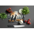thumbnail image 2 of Doberman Pinscher Spooky Halloween Glass Cutting Board Large 12 in x 15 in, 2 of 5