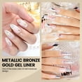 thumbnail image 2 of Set de esmaltes de uñas en gel RARJSM Metallic Silver Bronze Gold 8 ml x2, 2 of 9