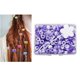 thumbnail image 5 of 210Pcs Color Dreadlock Beads Puños Anillos de para el Púrpura Yuyangstore Cuentas de rastas, 5 of 8
