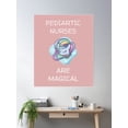 thumbnail image 2 of Pediatric Nurses Are Magical Unicorn Proud Nurse Poster Wall Art, Modern Wall Decor, 8x12 UNFRAMED, 2 of 3