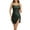 Green, variant on Sequin Slip Dress, Sleeveless Slit Maxi Dress with Thin Straps, Glamorous Party Dress for New Year's Eve, Clubs, and Evening Galas Green XL