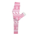 thumbnail image 5 of Luowei Warm Thick Soft Pants, Pink Christmas Women Printed Leggings, Women's Autumn Winter Velvet Warm Christmas Retro Printed Home Leggings, L, 5 of 6