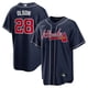 thumbnail image 1 of Camiseta clásica de béisbol azul marino de Matt Olsen de los Atlanta Braves, con número de estrella bordado.-M, 1 of 2