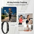 thumbnail image 6 of Cyberdyer 5ATM Waterproof Smart Bracelet - Thanksgiving & Christmas Gift Choice, 24/7 Health Tracker for iOS/Android (Men & Women), 6 of 7