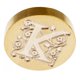 thumbnail image 3 of Invitación de boda con sello de moneda de 26 letras, mango, cera de lacre personalizada AZ como se describe, 3 of 9