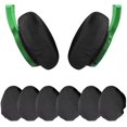 thumbnail image 1 of wonima11 Headphone Ear Pads Covers, 3 Pairs Washable Stretchable Fabric Headphone Covers for Over The Ear Headphones, Fit 3.54" - 4.33" Ear Pads, Gym, Training, Aviation, Racing, Gaming, 1 of 1