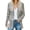 Khaki, variant on Women's Casual Long Sleeve Blazer Lapel Button Slim Work Office Jacket, Size S-2XL