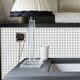 thumbnail image 5 of 5 pegatinas de mosaico 3D para pared, autoadhesivas, de PVC, impermeables, para el hogar y la cocina., 5 of 14