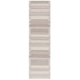 thumbnail image 2 of SAFAVIEH Cabo Lyla Striped Runner Rug, Gray/Beige, 2'3" x 8', 2 of 7