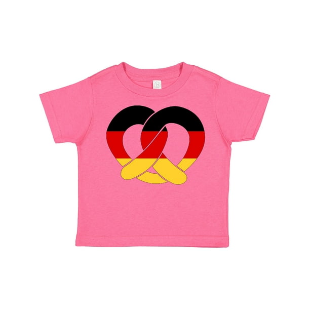 Inktastic German Flag in Pretzel Shape Gift Toddler Boy or Toddler Girl