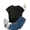 thumbnail image 2 of T-Shirt Décontracté à Col Rond pour Femmes avec Imprimé Graphique Cupidon, Manches Courtes, Coupe Régulière, Toutes Saisons Été & Printemps, Tee-Shirt pour Adultes, Hommes, Femmes, Adolescents, Adolescents, Jeunes, 2 of 6
