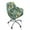 Robin Lemon Flower, variant on Xoenoiee Boho Mandala Butterfly Pattern Velvet Curved Back Dining Room Chair Cover with Arms Stretch Swivel Bar Stool Chair Slipcover, Removable Vanity Kitchen Office Desk Armchair Protector Covers